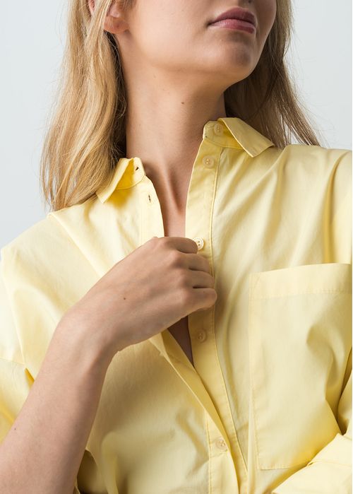 Camisa manga larga de diseño abierto