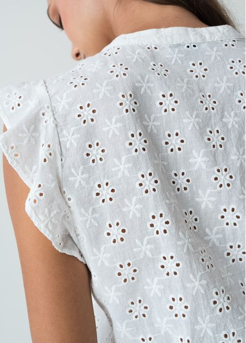 Camisa manga sisa con bolero