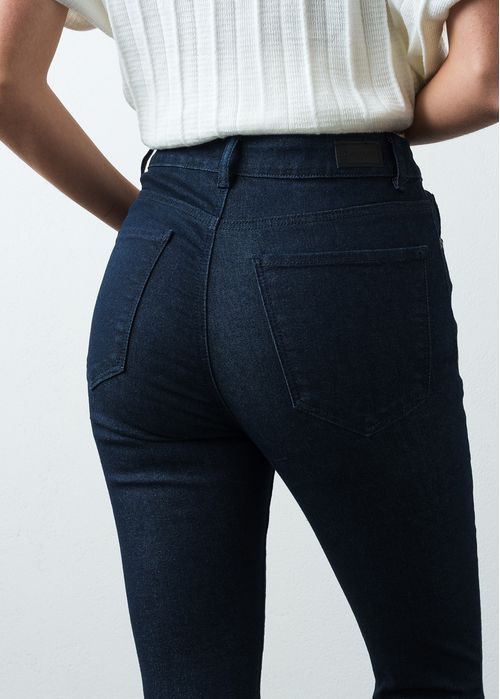 Jean Skinny tiro alto cinco bolsillos