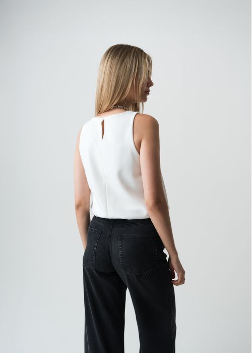 Camiseta manga sisa de largo pretinero