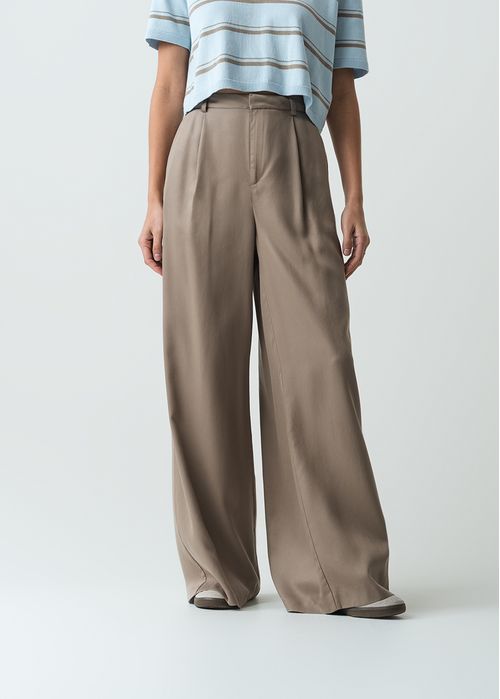 Pantalón Palazzo de tiro súper alto