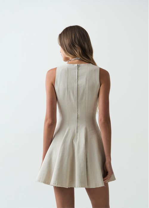 Vestido corto manga sisa para días soleados