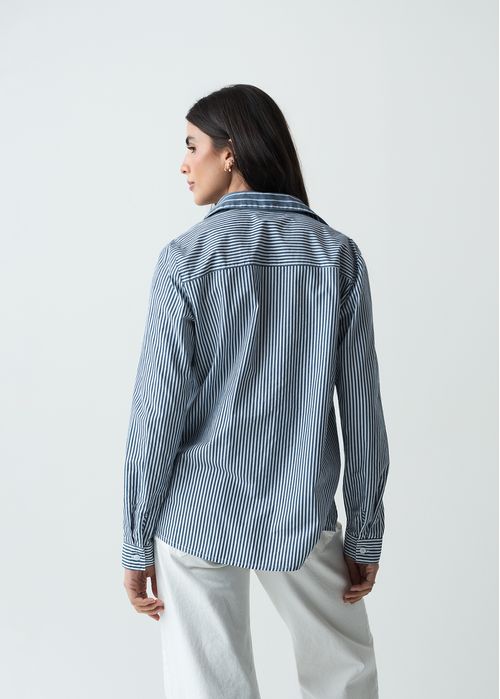 Camisa manga larga a rayas