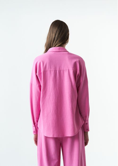 Camisa manga larga tipo lino