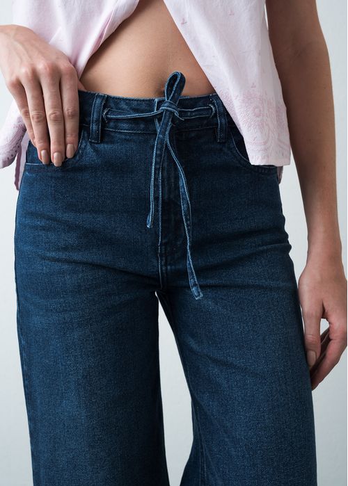 Jean Wide Leg tiro alto