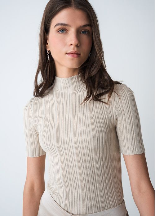 Camiseta tejida manga corta