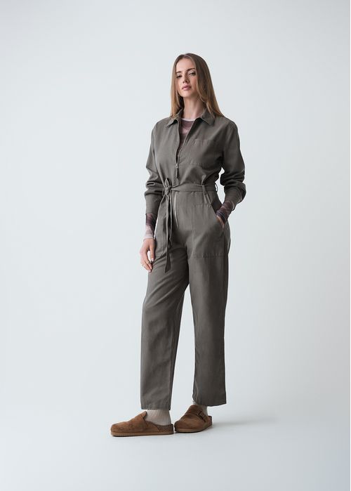 Enterizo largo con cinturón