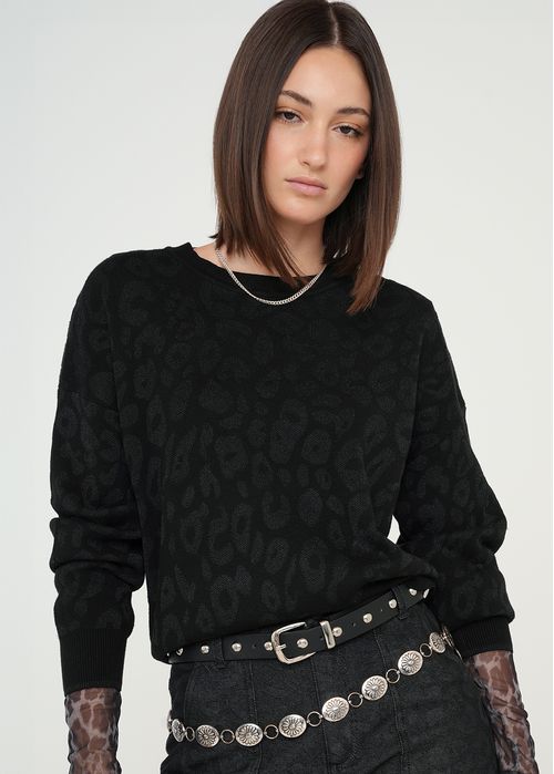 Buzo tejido estampado