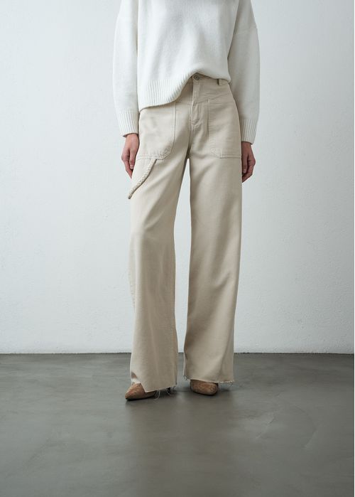 Jean Wide Leg con cargadera