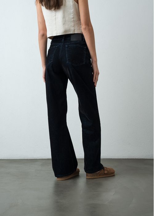 Jean Wide Leg oscuro