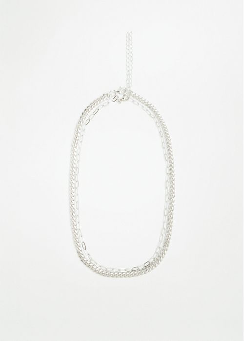 Collar con doble cadena