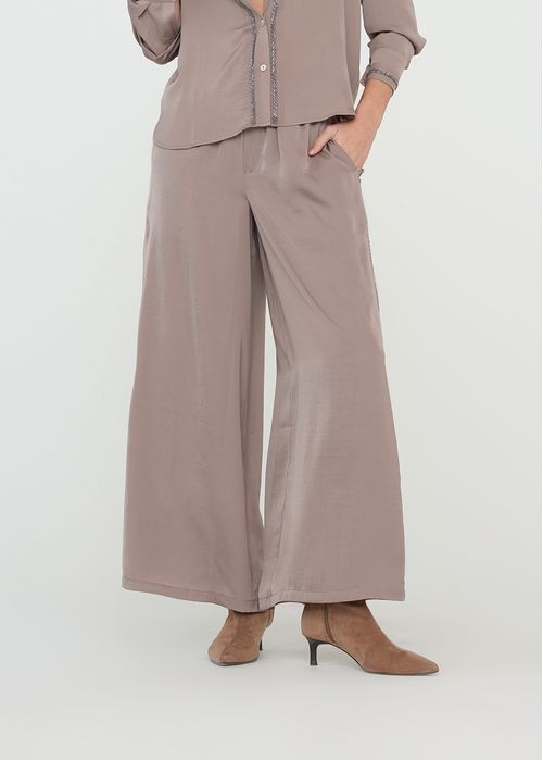 Pantalón Wide Leg con brillo
