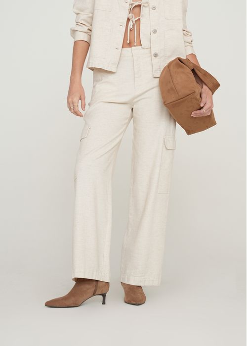 Pantalón Wide Leg tipo cargo