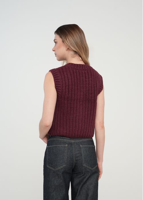 Camiseta tejida con botones