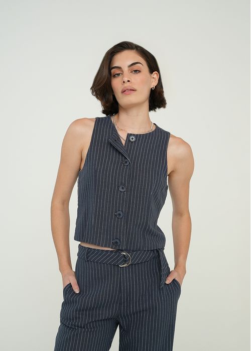 Camisa manga sisa a rayas