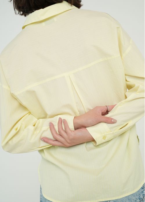 Camisa manga larga en algodón