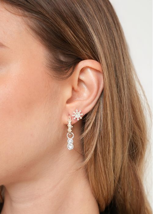 Set de aretes con brillo