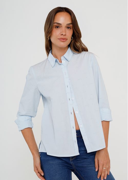 Camisa clásica manga larga