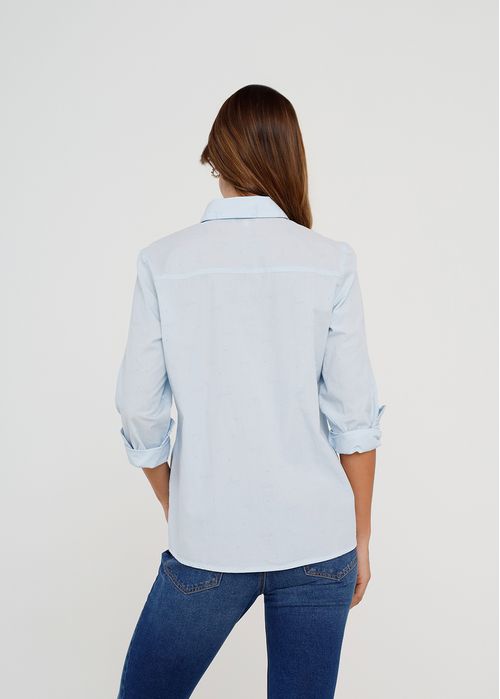 Camisa clásica manga larga