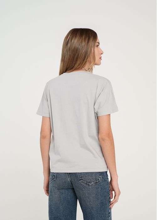 Camiseta estampada manga corta