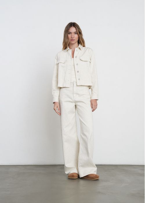 Jean Wide Leg a rayas