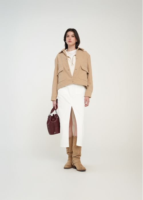 Chaqueta en corduroy con botones