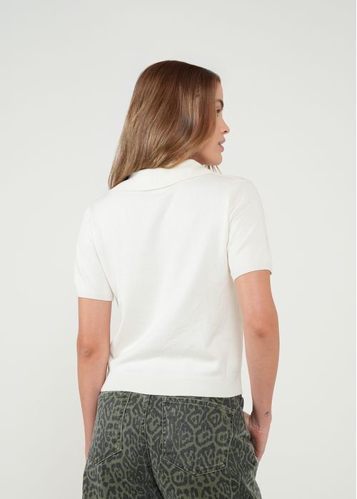 Camiseta tejida manga corta