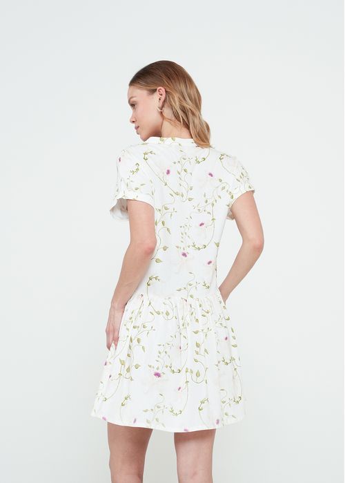 Vestido corto floral
