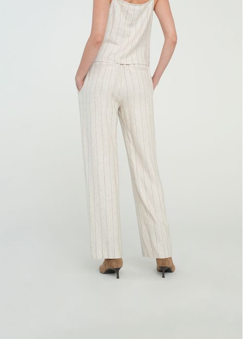 Pantalón Straight a rayas