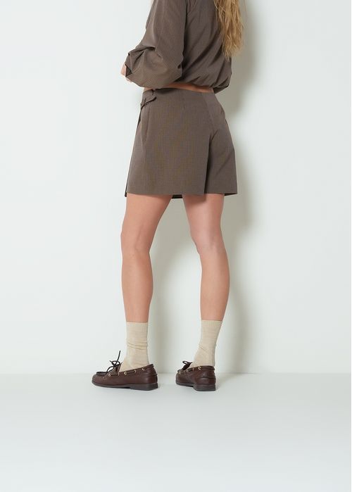 Falda short a rayas