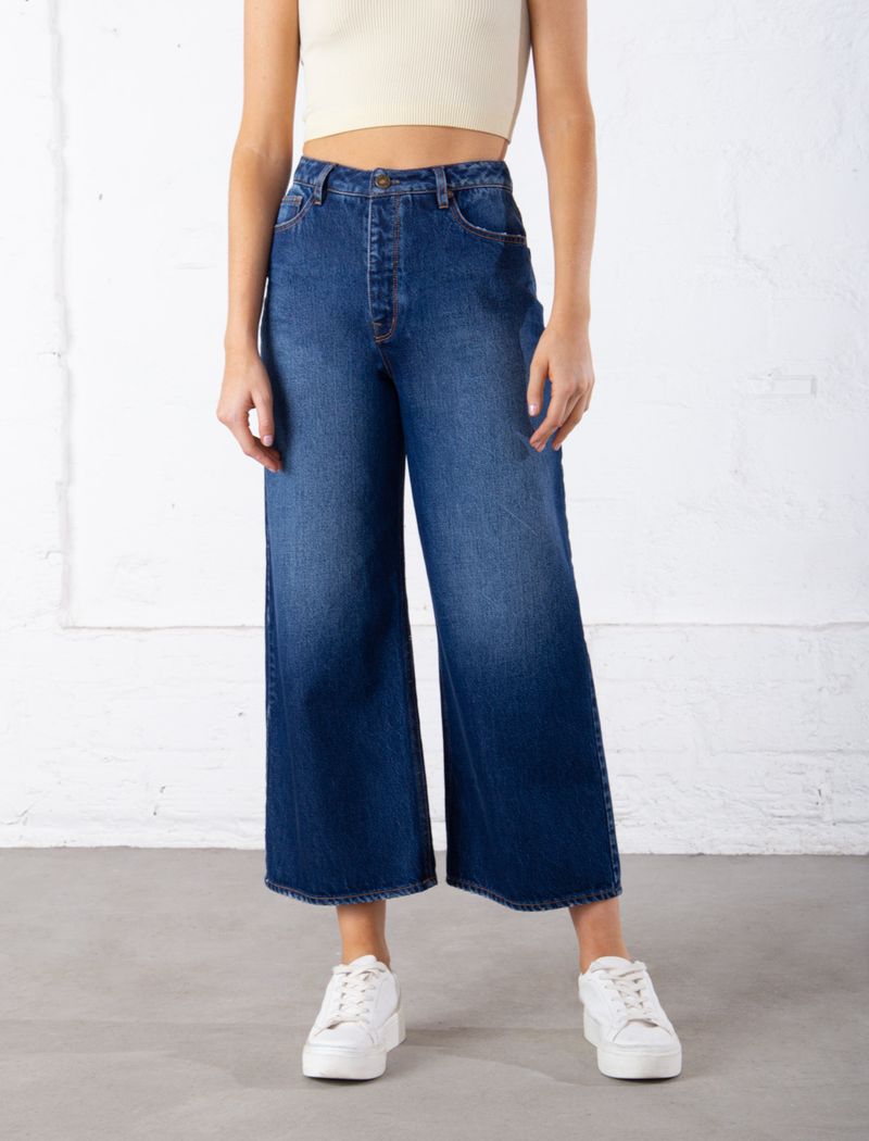 Jean Culotte de tiro alto