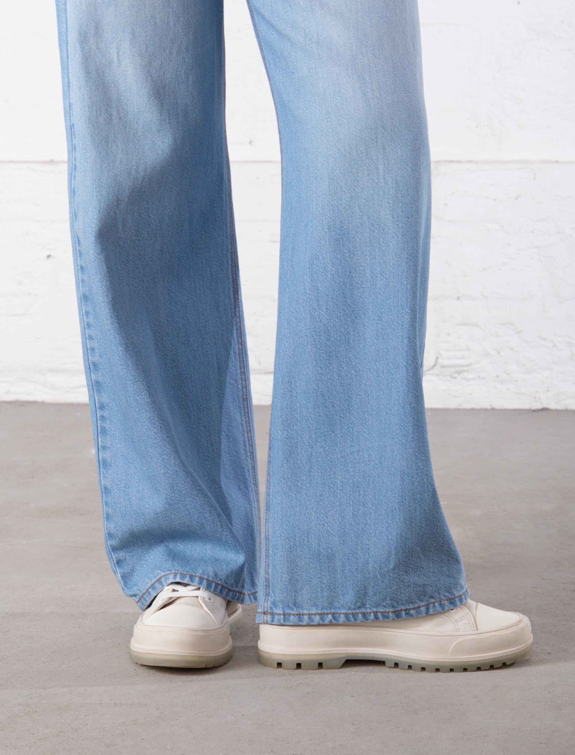 Jeans wideleg tiro alto, Ofertas em jeans de mulher